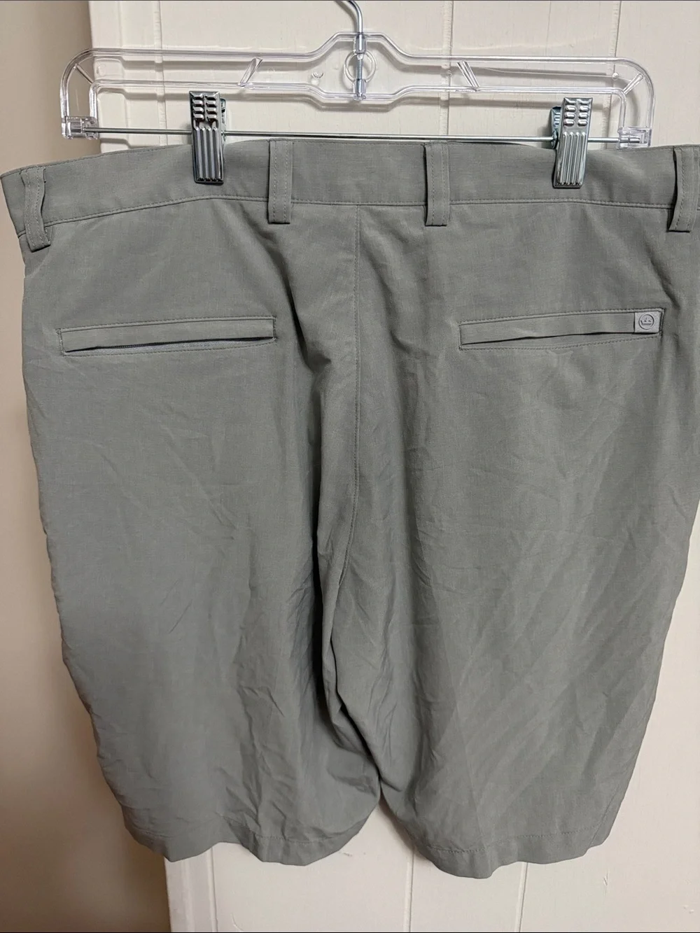 Peter Millar Men's Classic Olive Gray Stretch Shorts